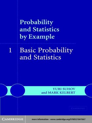 cover image of Probability and Statistics by Example